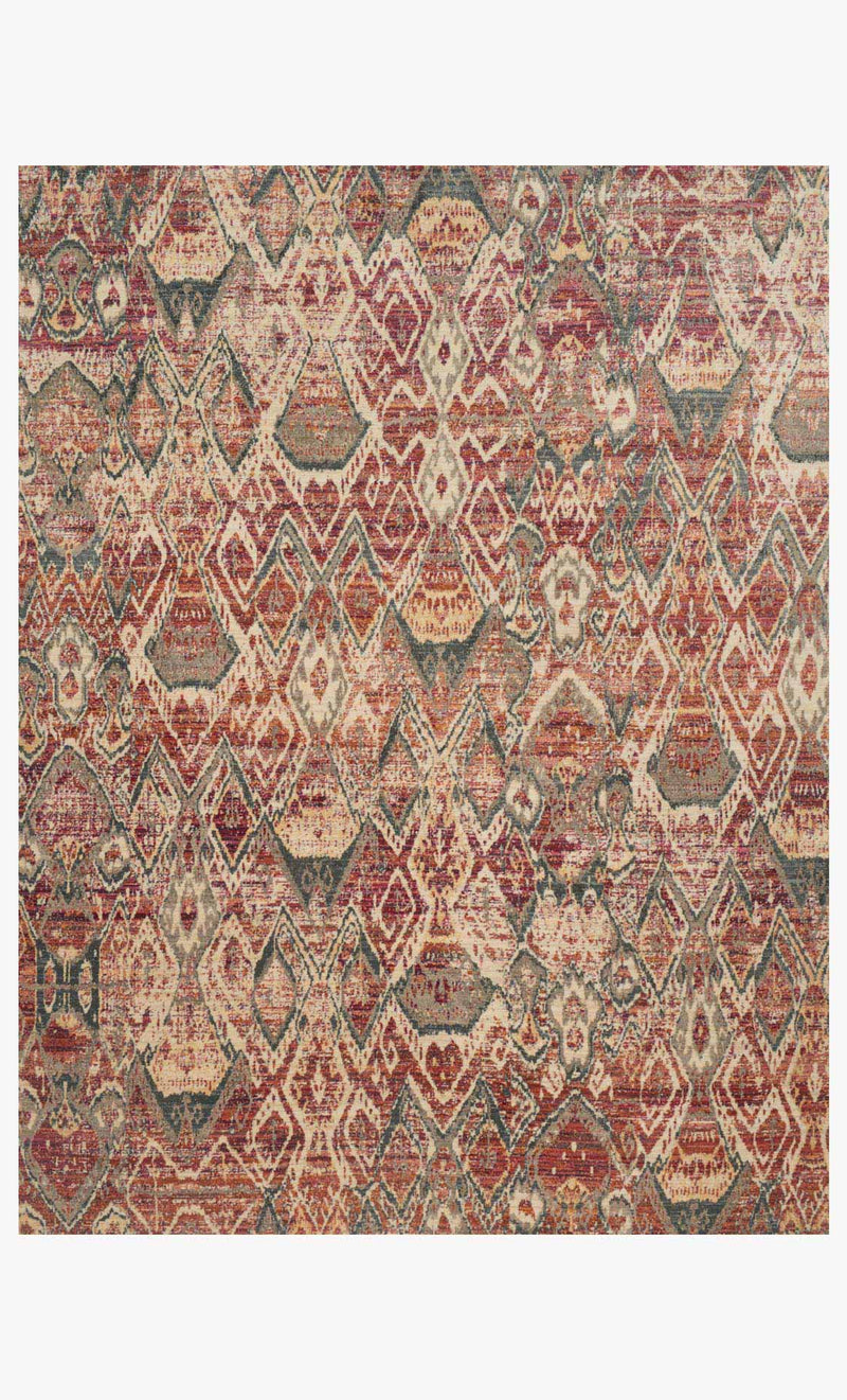 Loloi Javari Collection - Contemporary Power Loomed Rug in Berry & Ivory (JV-04)