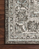 Loloi Joaquin Collection - Traditional Power Loomed Rug in Charcoal & Ivory (JOA-01)