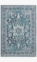Loloi Joaquin Collection - Traditional Power Loomed Rug in Ocean & Ivory (JOA-01)