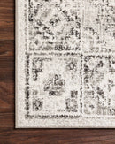 Loloi Joaquin Collection - Traditional Power Loomed Rug in Ivory & Charcoal (JOA-03)