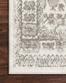 Loloi Joaquin Collection - Traditional Power Loomed Rug in Ivory & Grey (JOA-04)