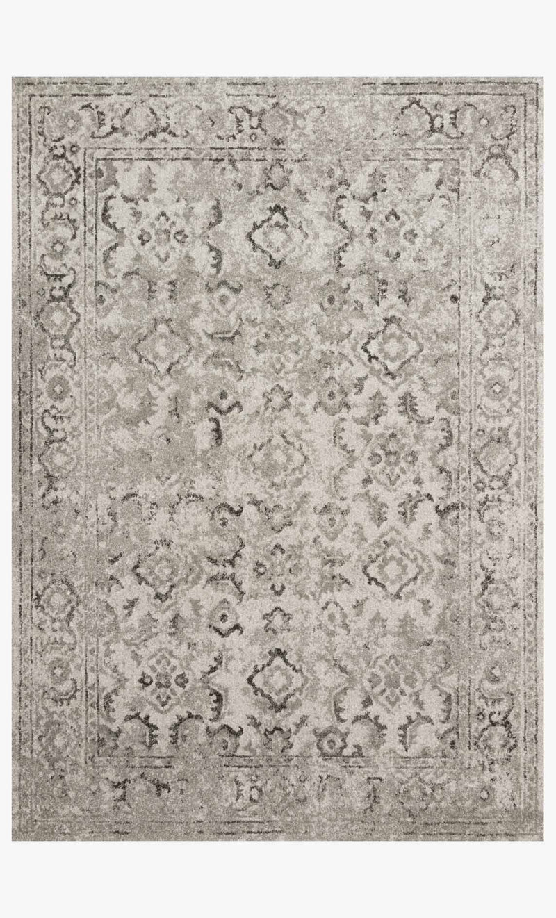 Loloi Joaquin Collection - Traditional Power Loomed Rug in Silver & Grey (JOA-05)