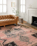 Loloi II Jocelyn Collection - Transitional Power Loomed Rug in Rose & Rose (JOC-06)