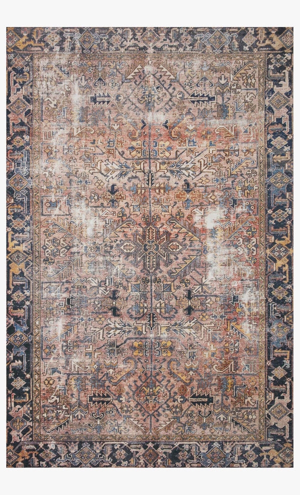 Chris Loves Julia x Loloi Jules Collection - Traditional Power Loomed Rug in Terracotta (JUL-02)