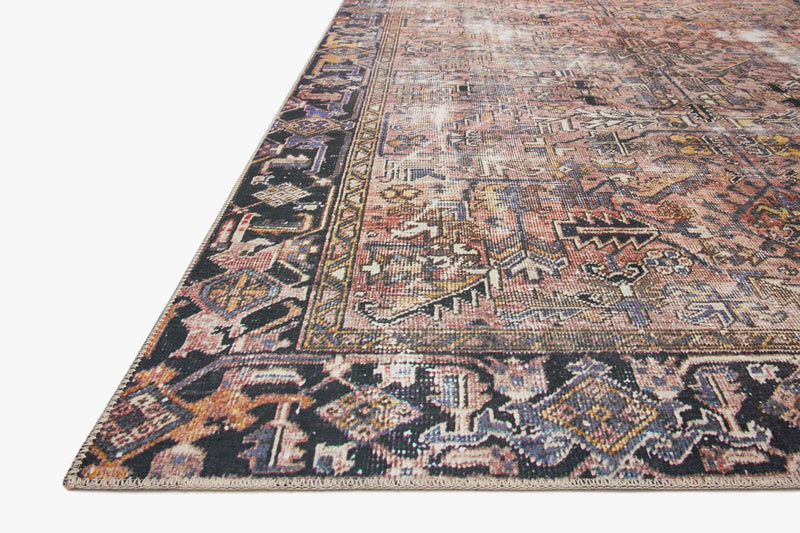 Chris Loves Julia x Loloi Jules Collection - Traditional Power Loomed Rug in Terracotta & Multi (JUL-02)