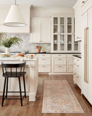 Chris Loves Julia x Loloi Jules Collection - Traditional Power Loomed Rug in Tangerine & Mist (JUL-04)