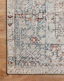 Chris Loves Julia x Loloi Jules Collection - Traditional Power Loomed Rug in Natural & Ocean (JUL-07)