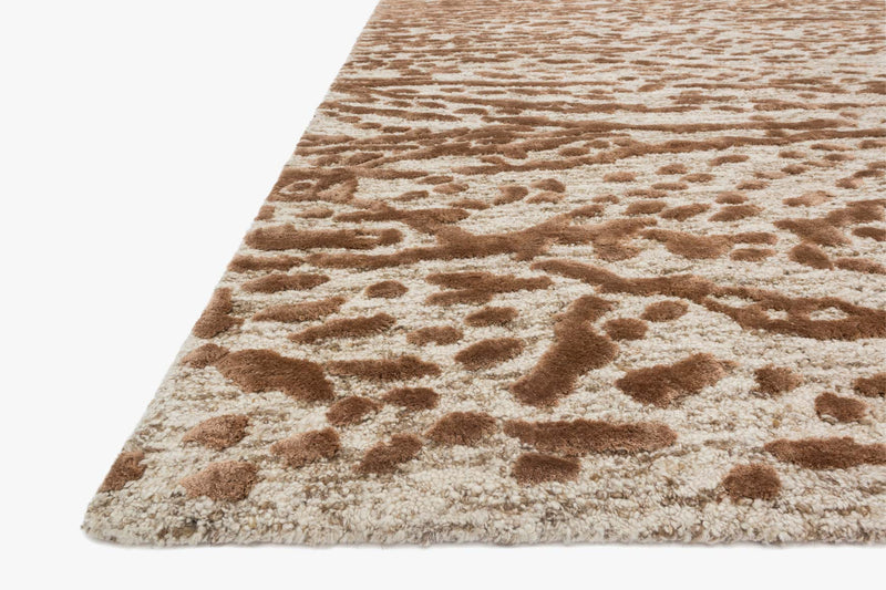 Loloi Juneau Collection - Contemporary Hand Tufted Rug in Oatmeal & Terracotta (JY-01)