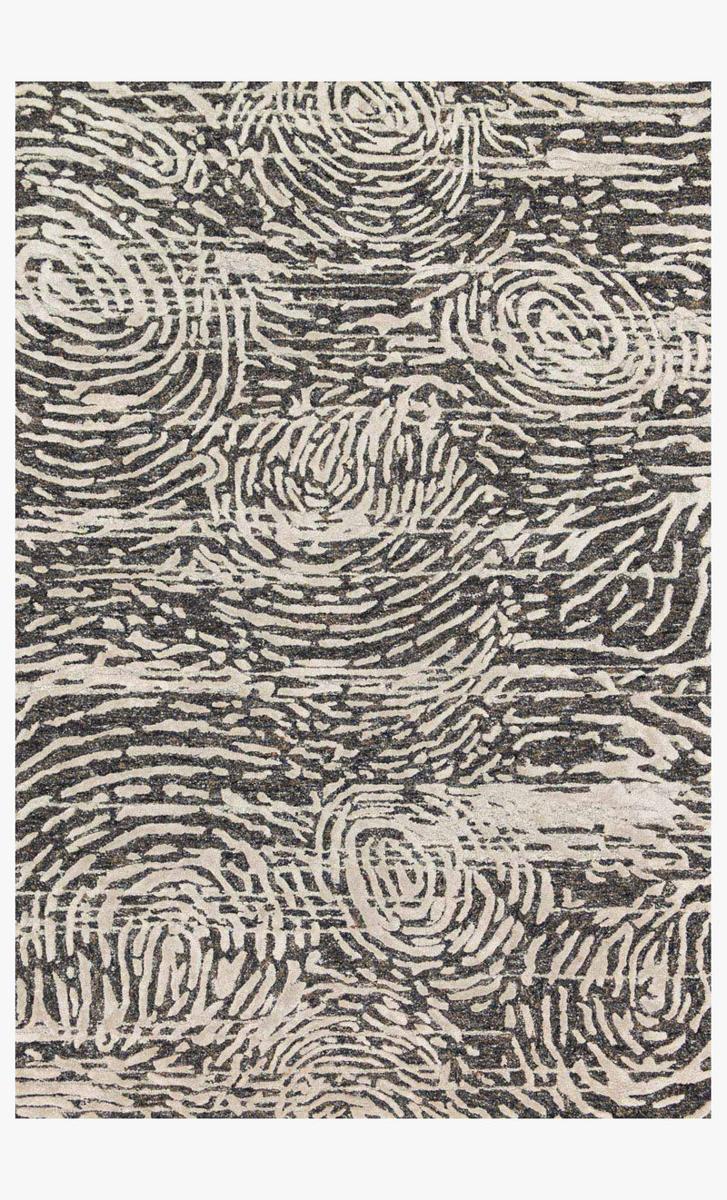 Loloi Juneau Collection - Contemporary Hand Tufted Rug in Charcoal & Silver (JY-04)