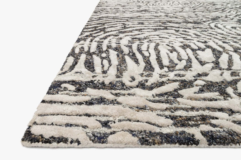 Loloi Juneau Collection - Contemporary Hand Tufted Rug in Charcoal & Silver (JY-04)