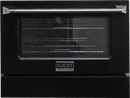 Kucht 30-Inch Pro-Style Dual Fuel Range in Stainless Steel with Black Oven Door (KDF302-K)