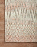 Loloi Kenzie Collection - Contemporary Hand Woven Rug in Ivory & Blush (KNZ-01)