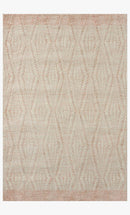 Loloi Kenzie Collection - Contemporary Hand Woven Rug in Ivory & Blush (KNZ-01)