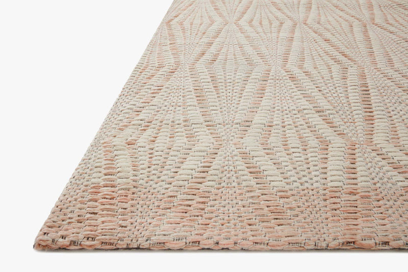 Loloi Kenzie Collection - Contemporary Hand Woven Rug in Ivory & Blush (KNZ-01)
