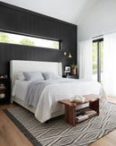 Loloi Kenzie Collection - Contemporary Hand Woven Rug in Ivory & Charcoal (KNZ-01)