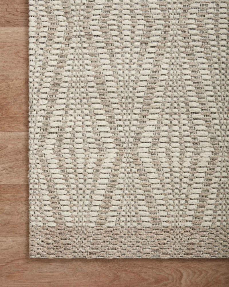 Loloi Kenzie Collection - Contemporary Hand Woven Rug in Ivory & Taupe (KNZ-01)