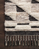 Loloi Khalid Collection - - Hand Knotted Rug in Natural & Black (KF-02)