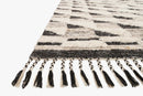 Loloi Khalid Collection - - Hand Knotted Rug in Natural & Black (KF-02)