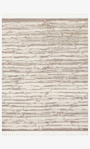 Loloi Khalid Collection - - Hand Knotted Rug in Ivory & Taupe (KF-07)
