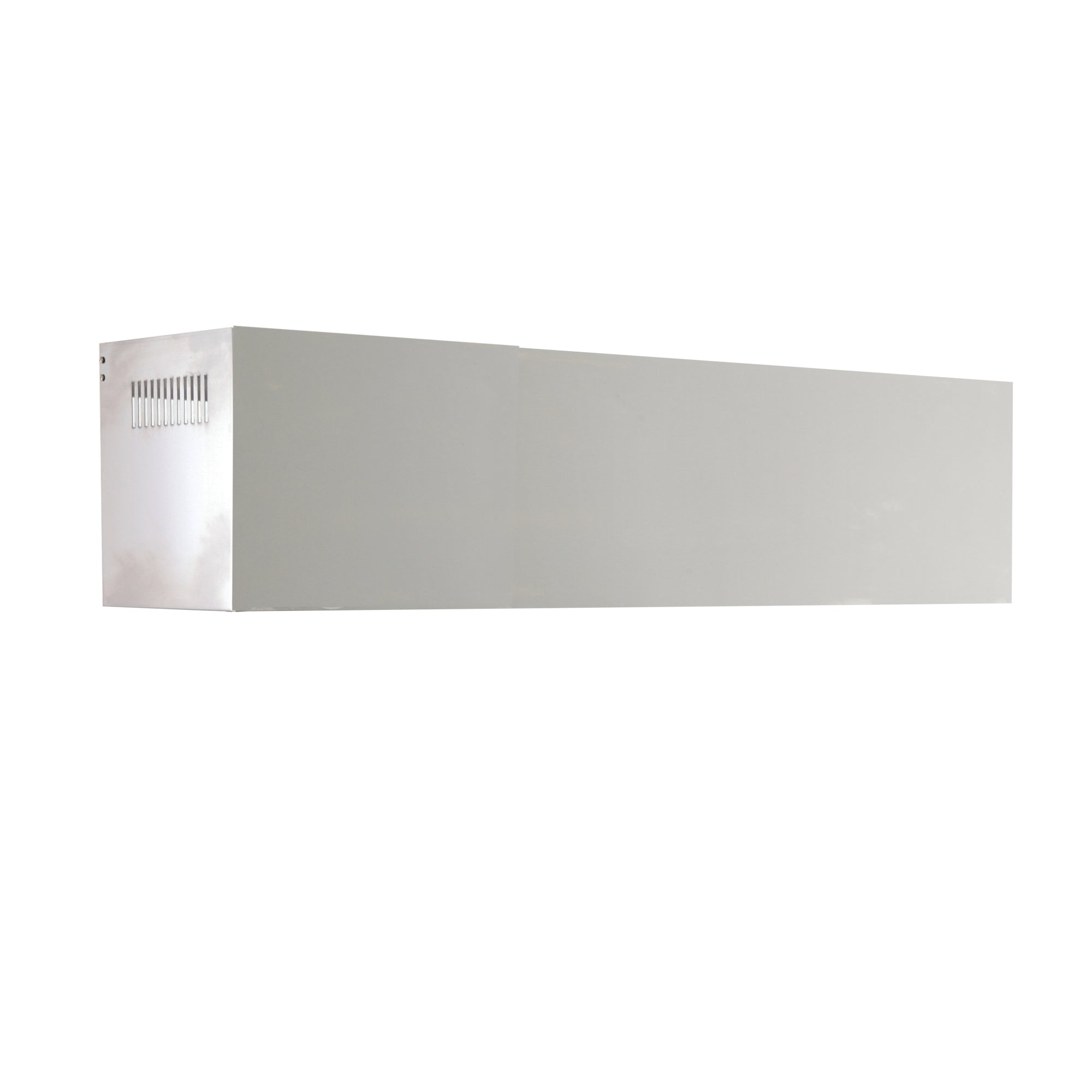 Stainless steel wall chimney range hood with rear vent hood and compact side grate