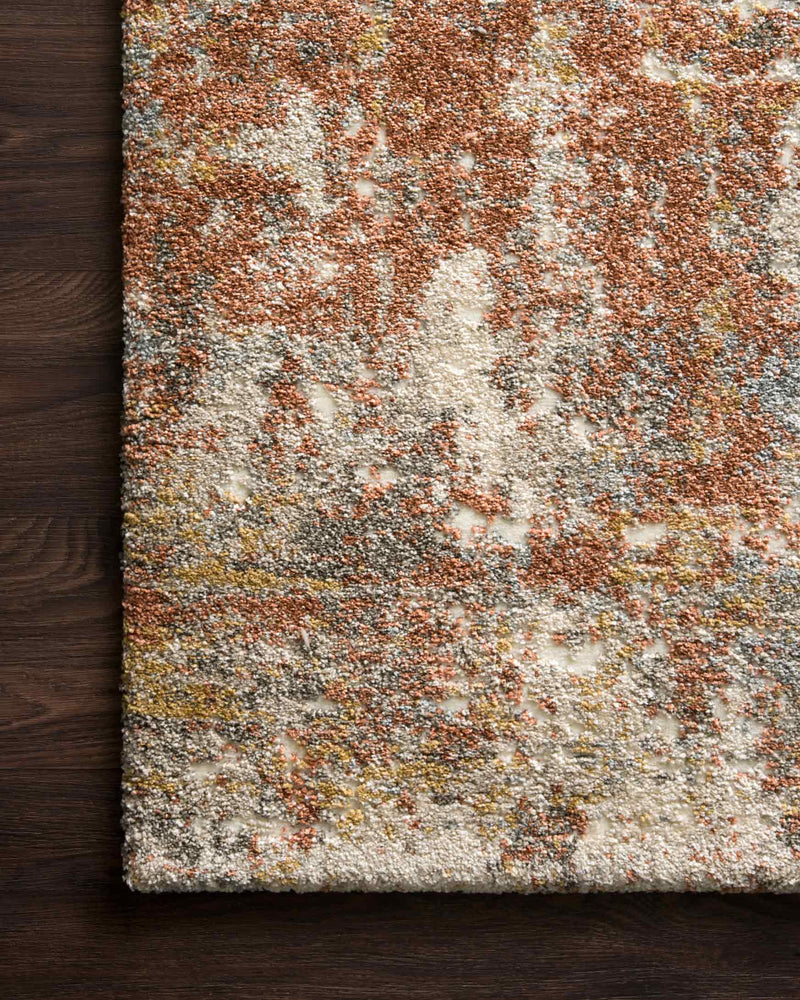 Loloi Landscape Collection - Contemporary Power Loomed Rug in Rust (LAN-03)