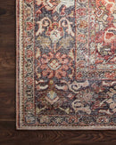 Loloi II Layla Collection - Traditional Power Loomed Rug in Spice & Marine (LAY-02)