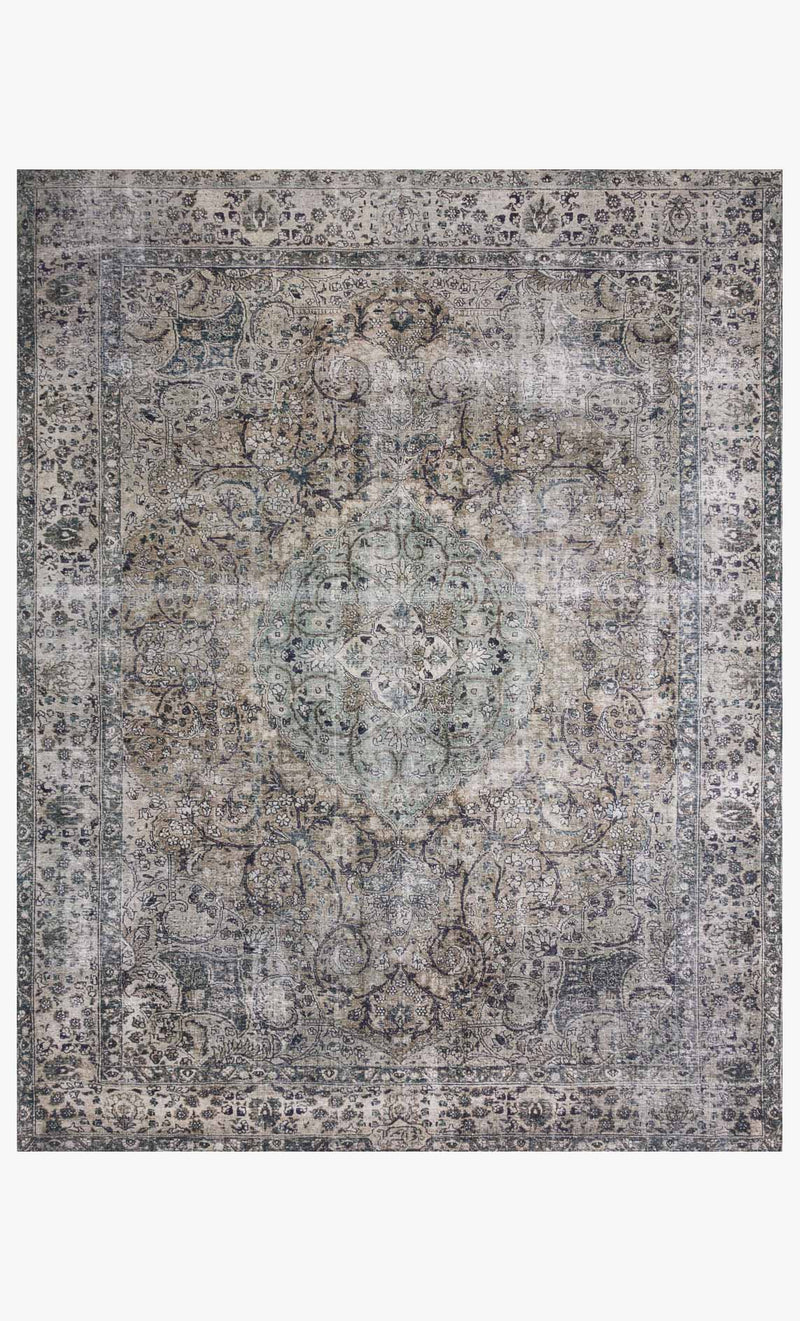 Loloi II Layla Collection - Traditional Power Loomed Rug in Taupe & Stone (LAY-06)