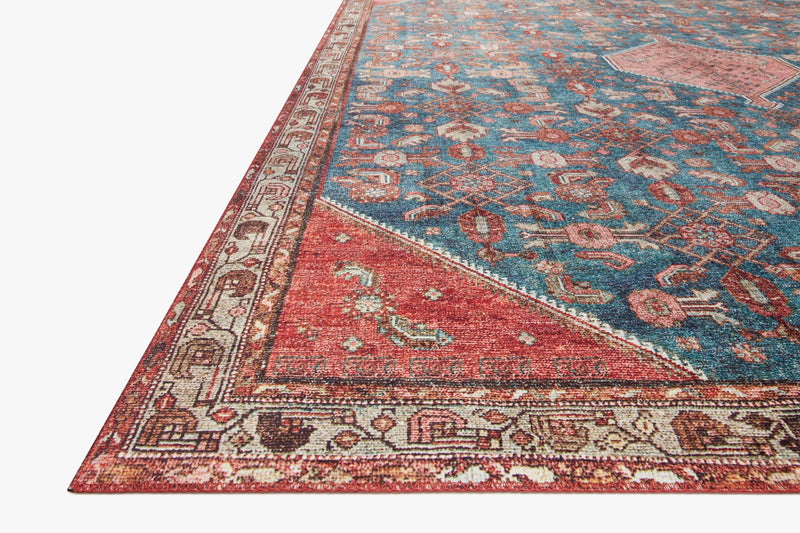 Loloi II Layla Collection - Traditional Power Loomed Rug in Marine & Clay (LAY-10)