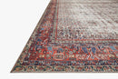 Loloi II Layla Collection - Traditional Power Loomed Rug in Ivory & Brick (LAY-12)
