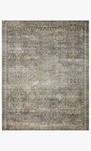 Loloi II Layla Collection - Traditional Power Loomed Rug in Antique & Moss (LAY-13)
