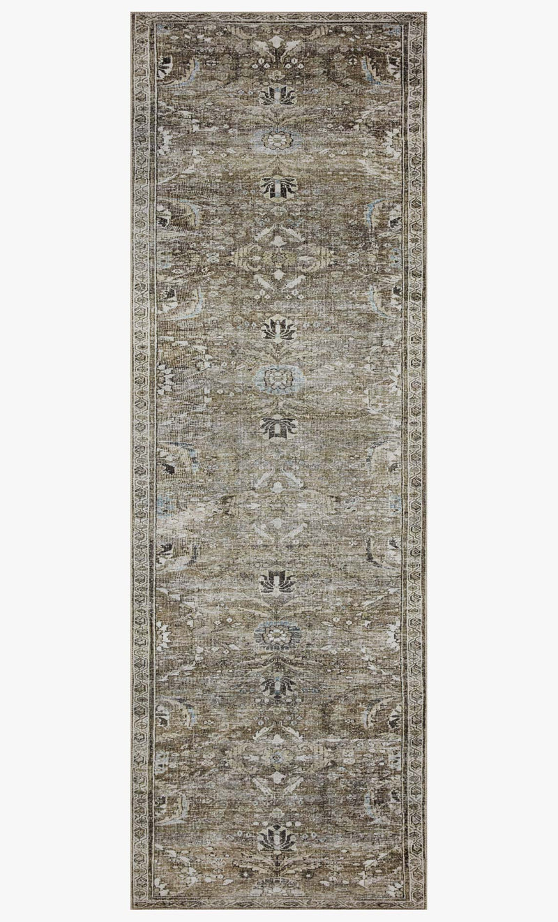 Loloi II Layla Collection - Traditional Power Loomed Rug in Antique & Moss (LAY-13)