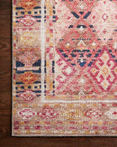 Loloi II Layla Collection - Traditional Power Loomed Rug in Magenta (LAY-15)