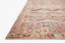 Loloi II Layla Collection - Traditional Power Loomed Rug in Pink & Lagoon (LAY-17)
