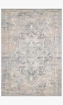 Loloi II Lucia Collection - Transitional Power Loomed Rug in Grey & Sunset (LUC-01)