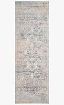 Loloi II Lucia Collection - Transitional Power Loomed Rug in Grey & Sunset (LUC-01)