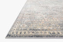 Loloi II Lucia Collection - Transitional Power Loomed Rug in Grey & Sunset (LUC-01)