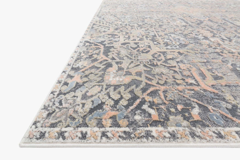 Loloi II Lucia Collection - Transitional Power Loomed Rug in Charcoal & Multi (LUC-02)
