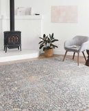 Loloi II Lucia Collection - Transitional Power Loomed Rug in Charcoal (LUC-02)