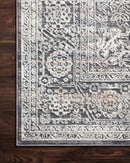 Loloi II Lucia Collection - Transitional Power Loomed Rug in Steel & Ivory (LUC-03)