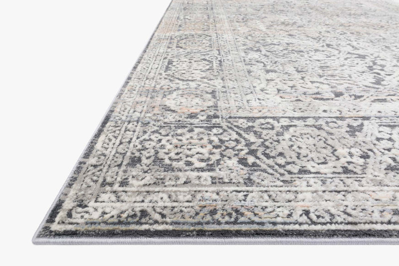 Loloi II Lucia Collection - Transitional Power Loomed Rug in Steel & Ivory (LUC-03)