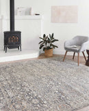 Loloi II Lucia Collection - Transitional Power Loomed Rug in Grey & Mist (LUC-04)