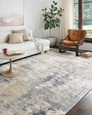 Loloi II Lucia Collection - Transitional Power Loomed Rug in Granite (LUC-06)