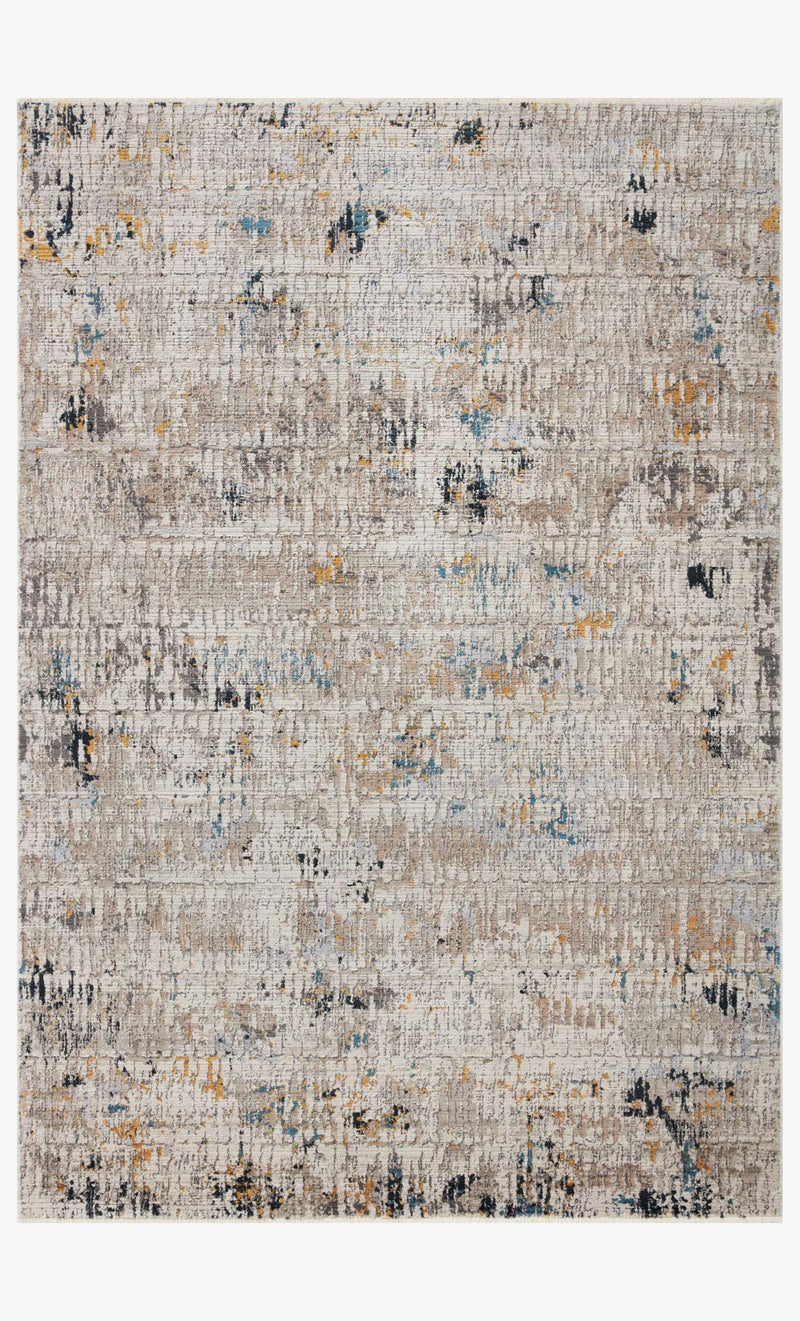 Loloi Leigh Collection - Transitional Power Loomed Rug in Ivory & Granite (LEI-06)