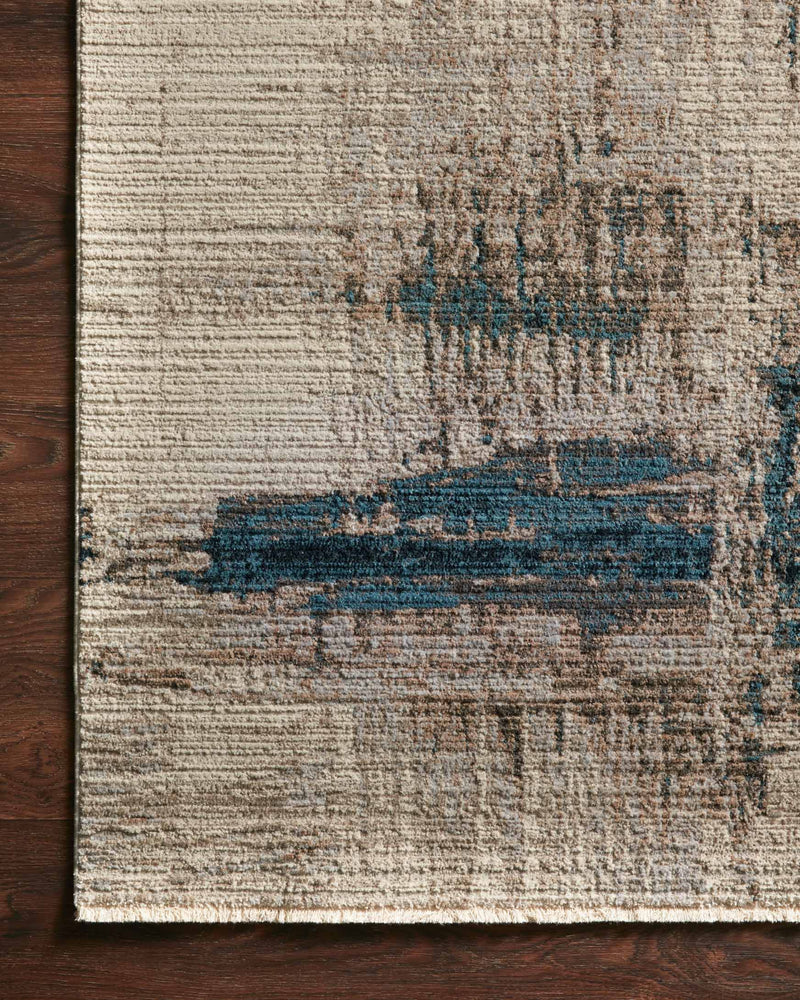 Loloi Leigh Collection - Transitional Power Loomed Rug in Slate & Denim (LEI-08)