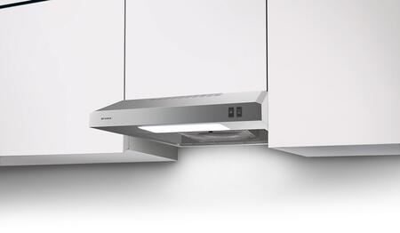 Faber 24-Inch Levante Under Cabinet Convertible Range Hood in Stainless Steel with 200 CFM Class Blower in Stainless Steel (LEVE24SS200)