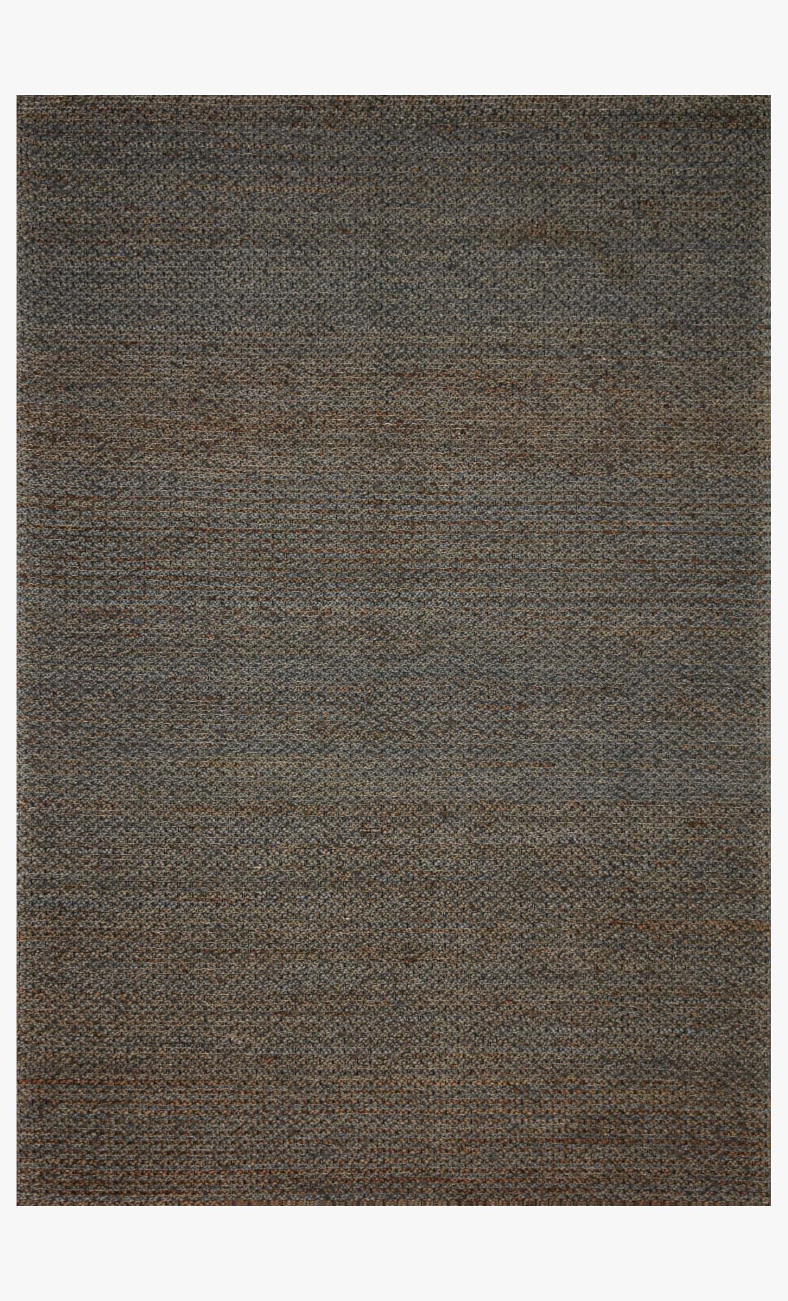 Loloi Lily Collection hand-woven rug, dark blue-gray with subtle speckled texture
