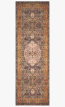 Loloi II Loren Collection - Traditional Power Loomed Rug in Plum (LQ-02)