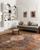 Loloi II Loren Collection - Traditional Power Loomed Rug in Plum (LQ-02)