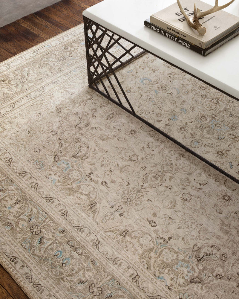 Loloi II Loren Collection - Traditional Power Loomed Rug in Sand & Taupe (LQ-03)