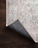 Loloi II Loren Collection - Traditional Power Loomed Rug in Silver & Slate (LQ-04)